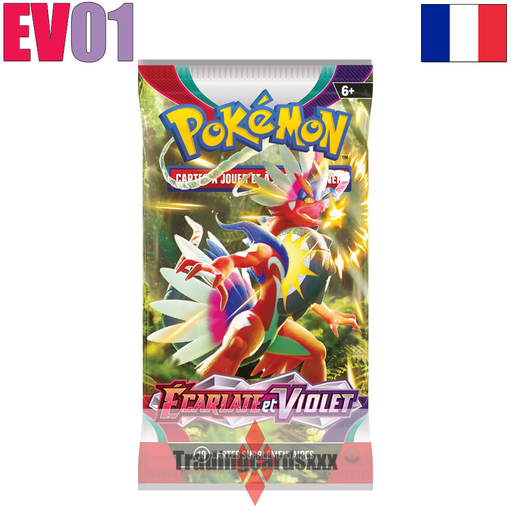 Pokémon - Booster de 10 cartes EV01 : Écarlate et Violet