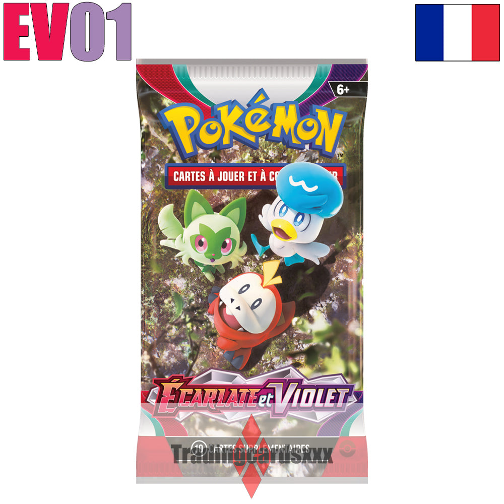 Pokémon - Booster de 10 cartes EV01 : Écarlate et Violet