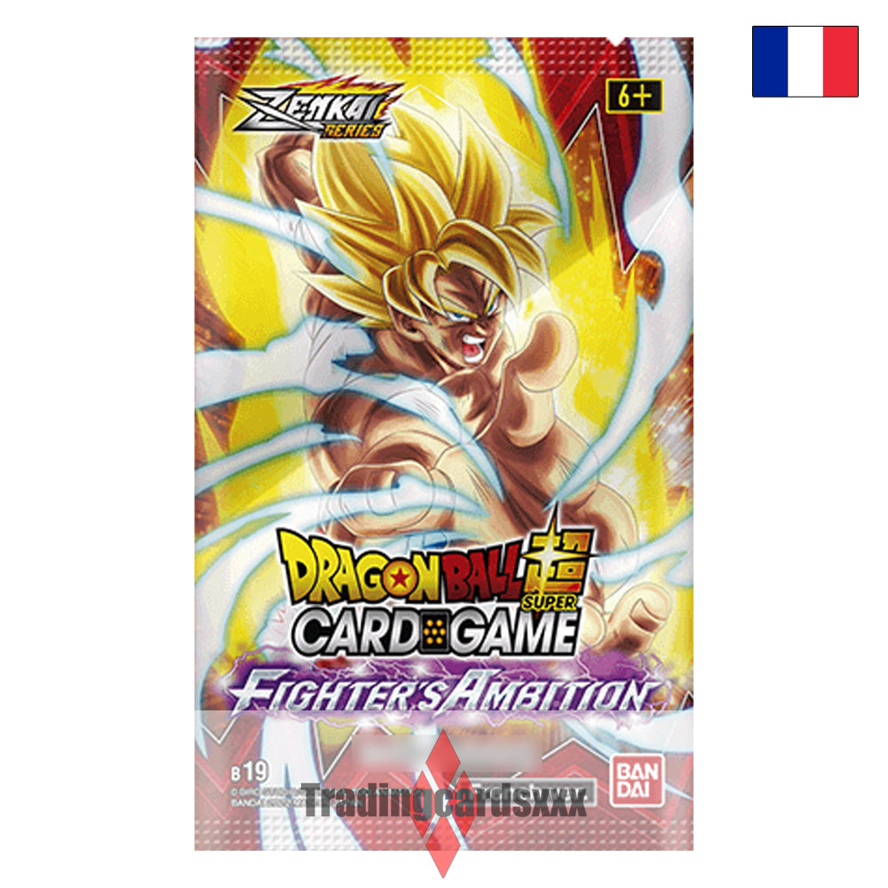 Dragon Ball Super - Booster de 12 cartes B19 : Fighter's Ambition