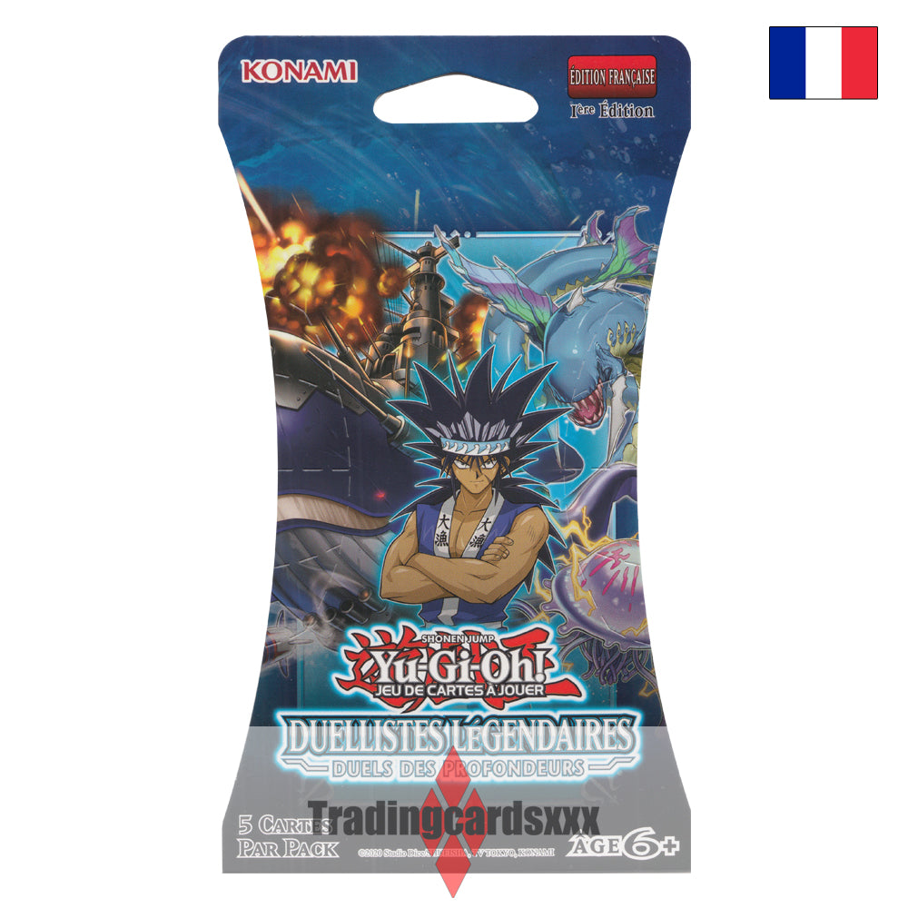 Yu-Gi-Oh! Booster de 5 cartes sous blister Duellistes Légendaires : Duels des Profondeurs