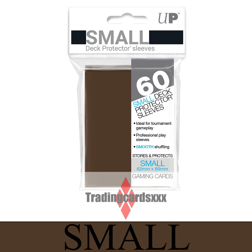 Ultra PRO - 60 Protèges Cartes / Sleeves Deck Protector SMALL : Marron