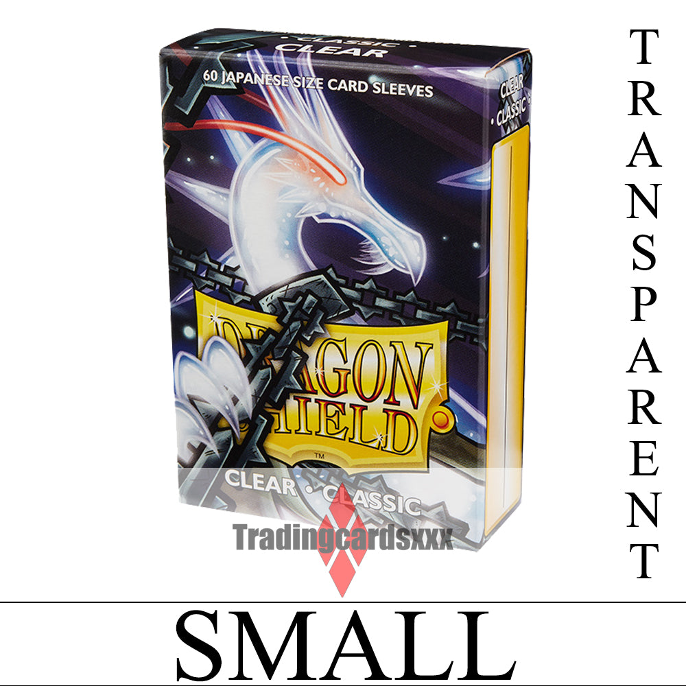 Dragon Shield - 60 Protèges Cartes / Sleeves SMALL Classic : Transparent