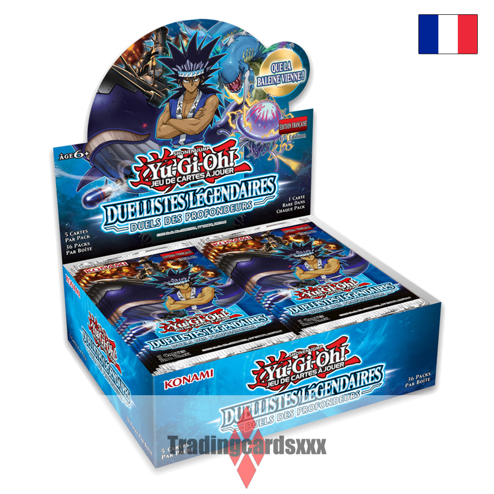Yu-Gi-Oh! Display de 36 boosters Duellistes Légendaires : Duels des Profondeurs