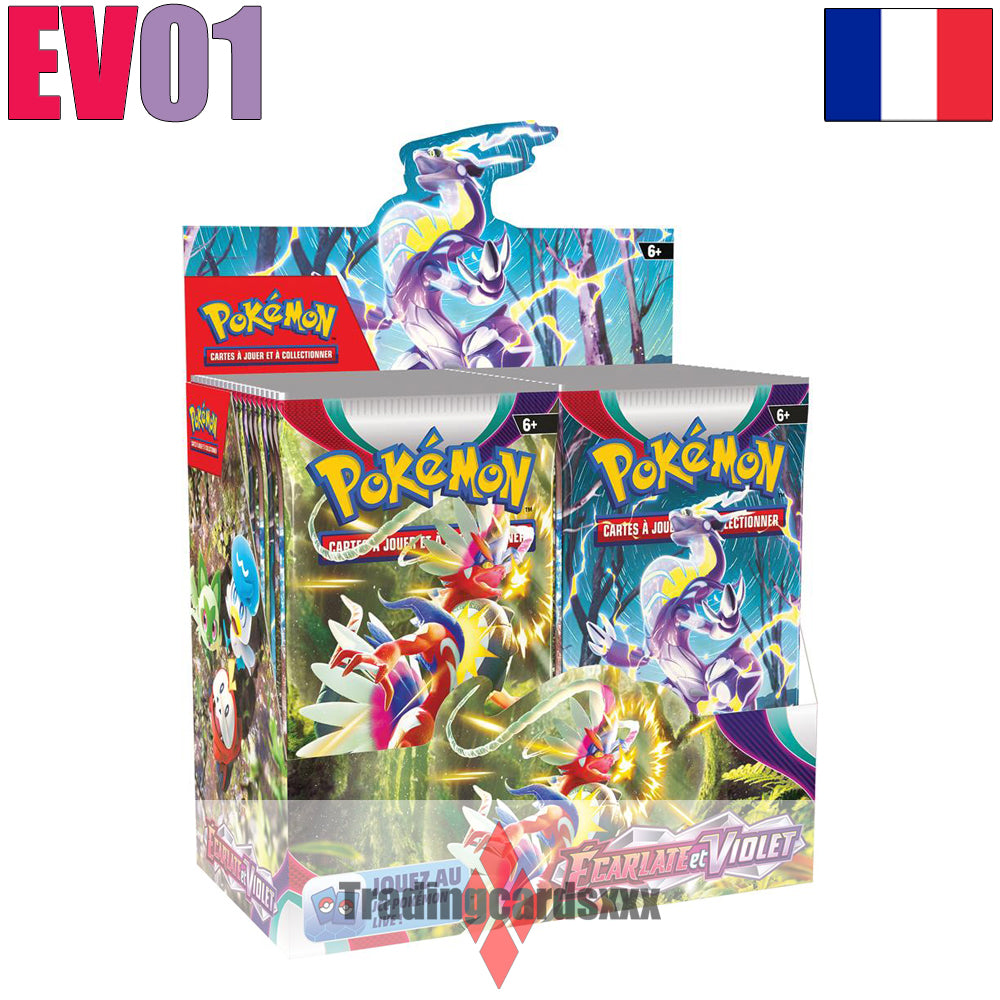Pokémon - Display / Boite de 36 boosters EV01 : Écarlate et Violet