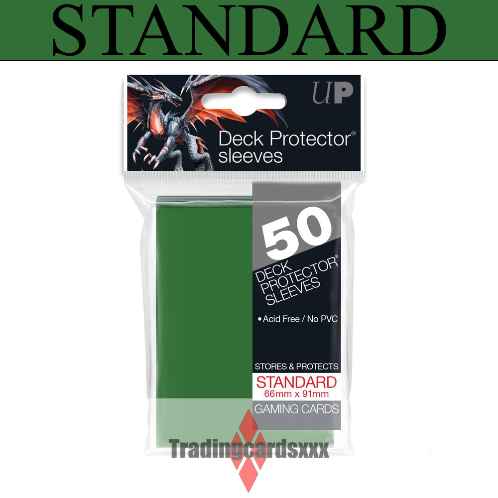 Ultra PRO - 50 Protèges Cartes STANDARD : Vert