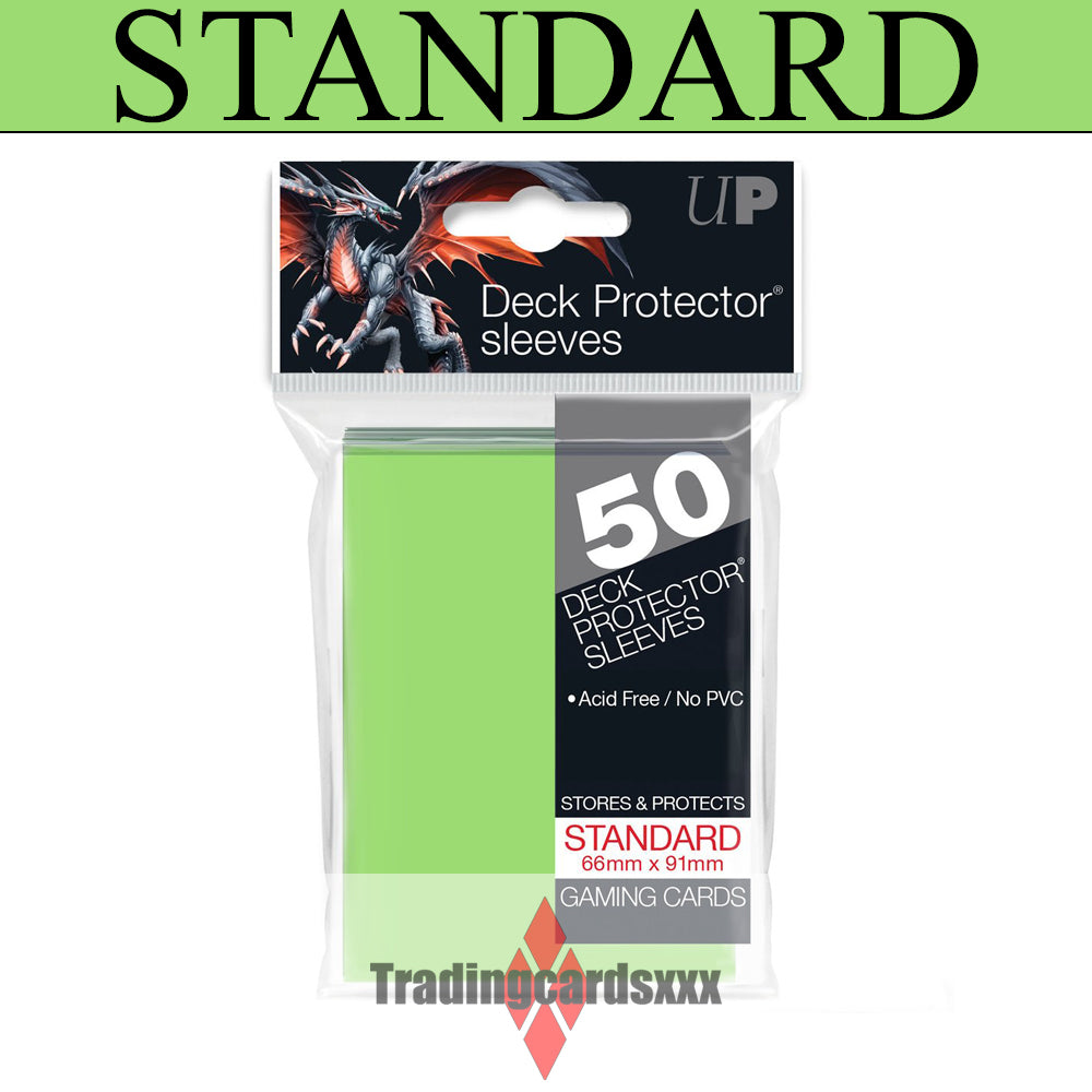 Ultra PRO - 50 Protèges Cartes STANDARD : Vert clair