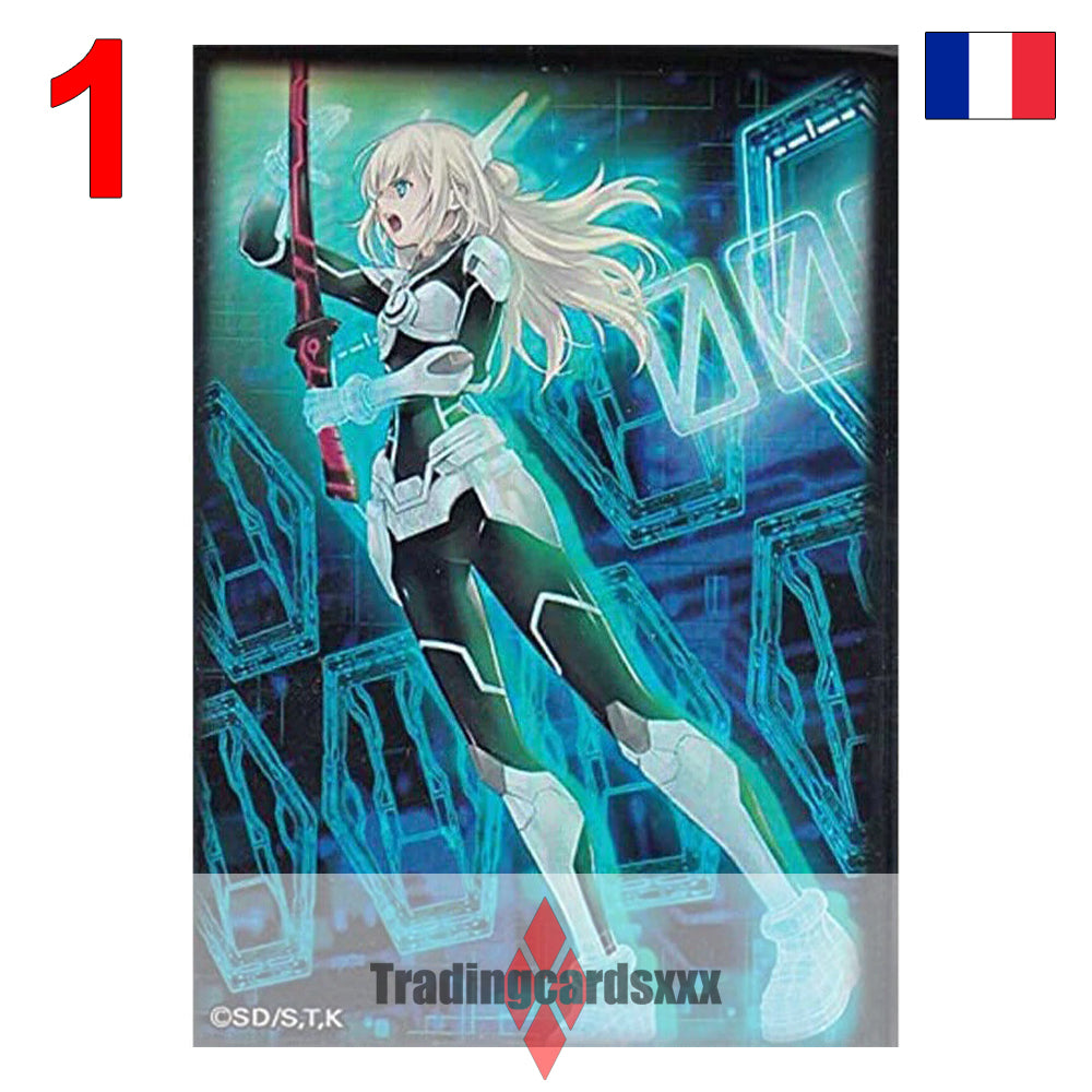 Yu-Gi-Oh! - 70 Protèges Cartes / Sleeves modèle 1 : Assaut de l'Air - Mobilisation - À l'Attaque !