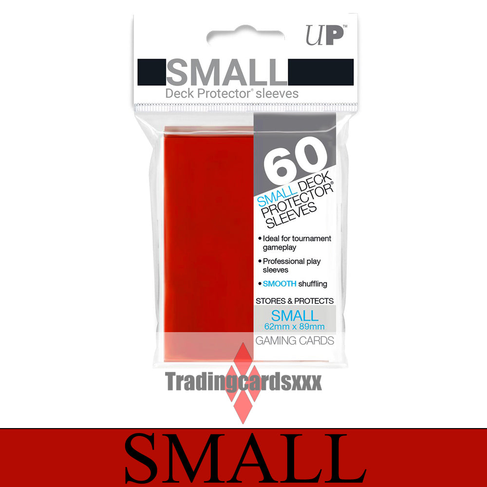 Ultra PRO - 60 Protèges Cartes / Sleeves Deck Protector SMALL : Rouge