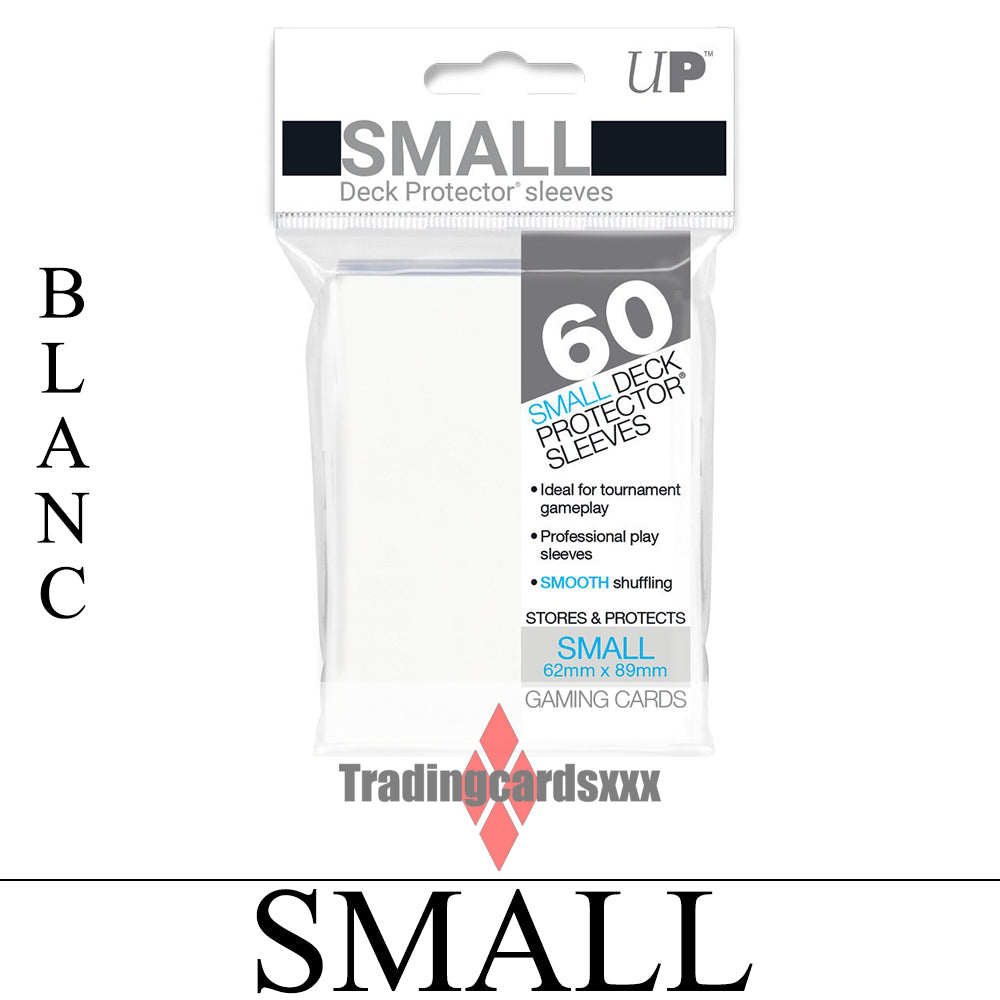 Ultra PRO - 60 Protèges Cartes / Sleeves Deck Protector SMALL : Blanc