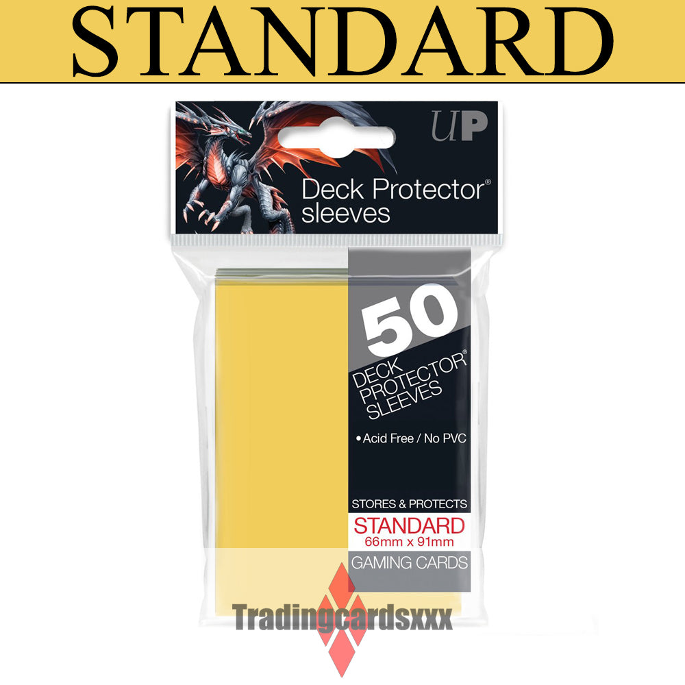Ultra PRO - 50 Protèges Cartes STANDARD : Jaune