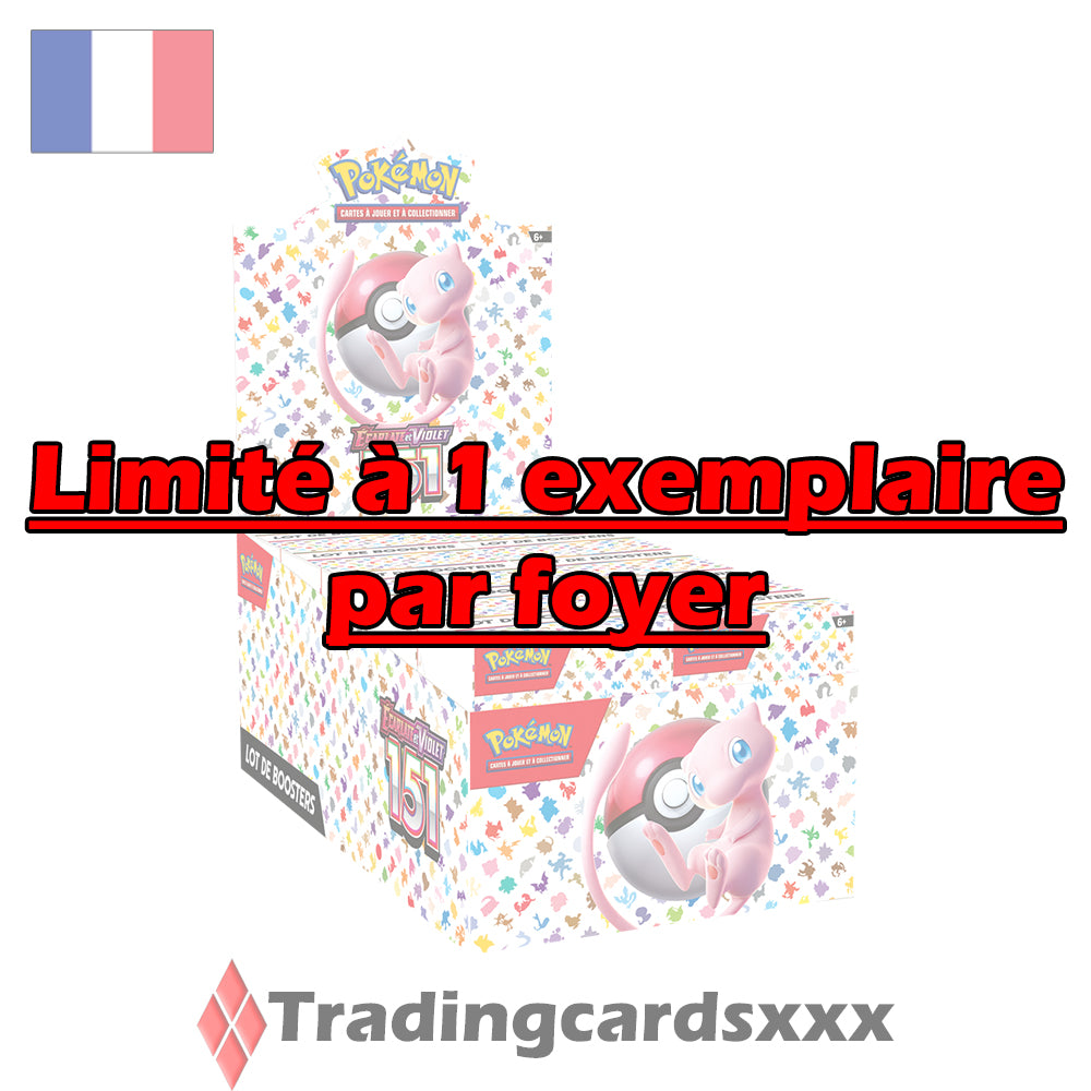 [Limite 1] Pokémon - Display de 10 Lot de boosters / Bundle EV03.5 : Écarlate et Violet - 151 (Reprint)