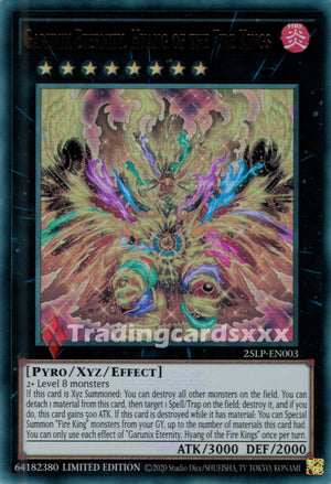 Yu-Gi-Oh! Garunix Eternity, Hyang of the Fire Kings : UR STAMP 25LP-EN003