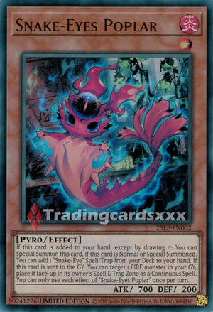 Yu-Gi-Oh! Snake-Eyes Poplar : UR STAMP 25LP-EN002