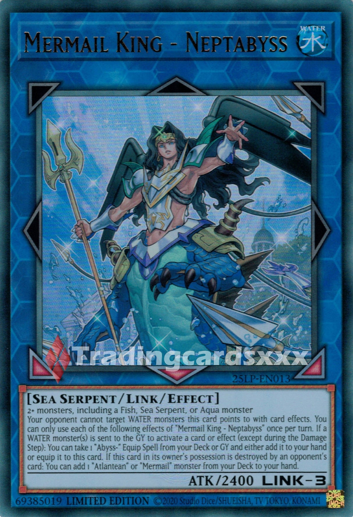 Yu-Gi-Oh! Mermail King - Neptabyss : UR STAMP 25LP-EN013