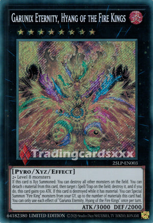 Yu-Gi-Oh! Garunix Eternity, Hyang of the Fire Kings : SE 25LP-EN003