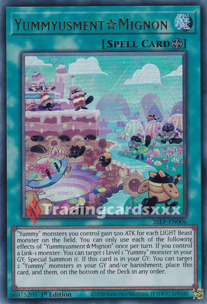 Yu-Gi-Oh! Yummyusment☆Mignon : UR 26LP-EN006