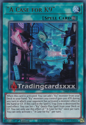 Yu-Gi-Oh! "A Case for K9" : UR 26LP-EN011