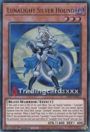 Yu-Gi-Oh! Lunalight Silver Hound : UR 26LP-EN012