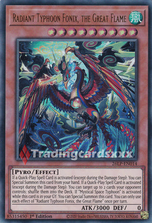 Yu-Gi-Oh! Radiant Typhoon Fonix, the Great Flame : UR 26LP-EN014