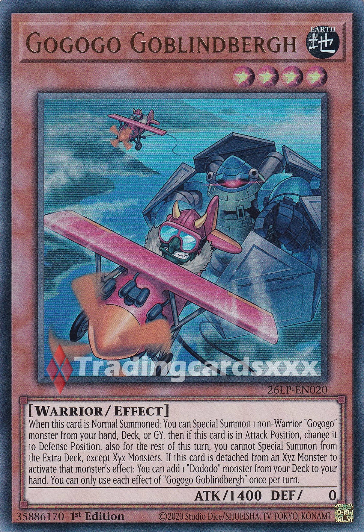 Yu-Gi-Oh! Gogogo Goblindbergh : UR 26LP-EN020