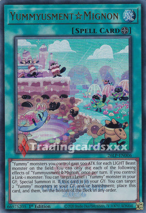 Yu-Gi-Oh! Yummyusment☆Mignon : UR STAMP 26LP-EN006