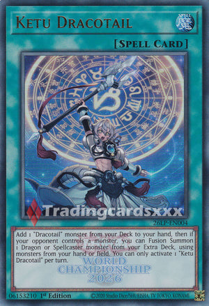 Yu-Gi-Oh! Ketu Dracotail : UR STAMP 26LP-EN004