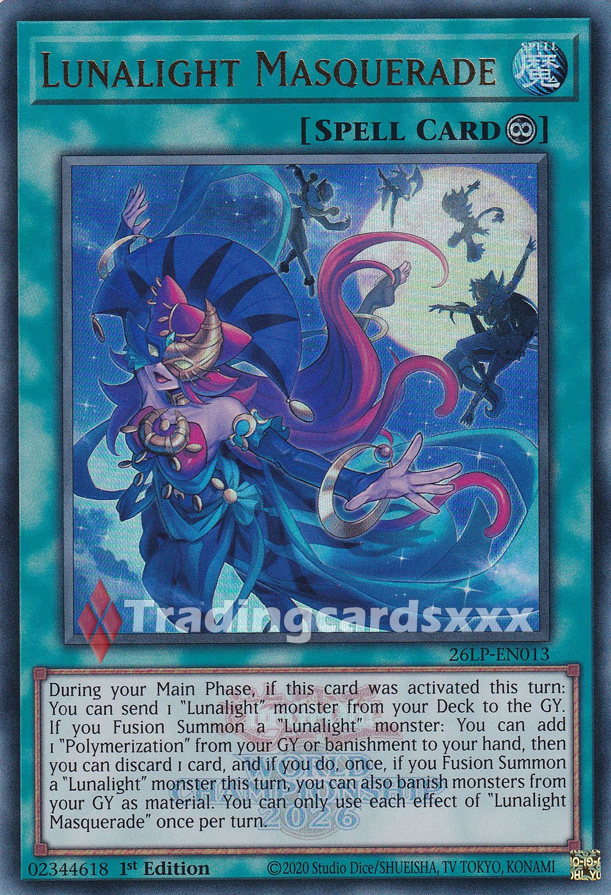 Yu-Gi-Oh! Lunalight Masquerade : UR STAMP 26LP-EN013