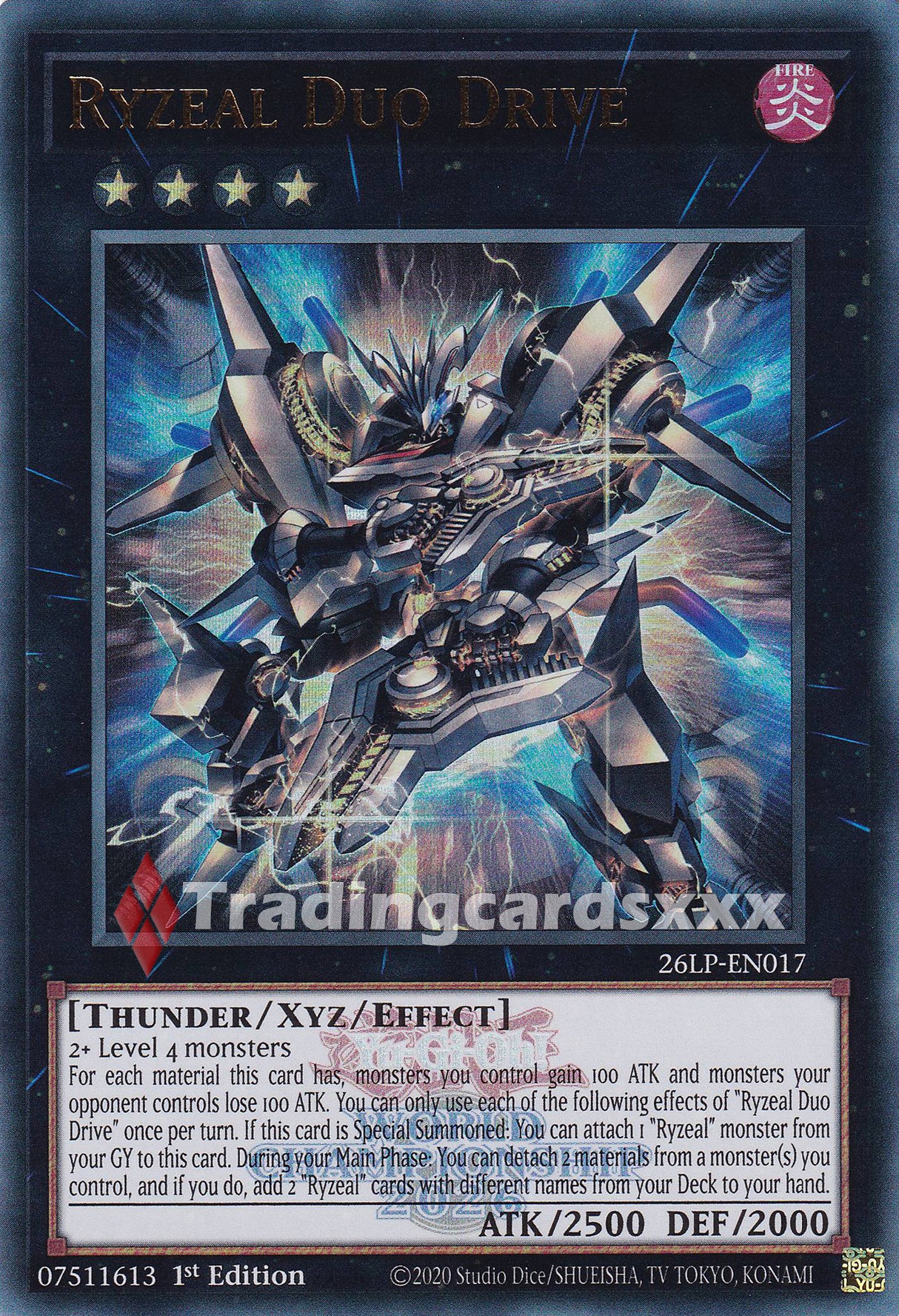 Yu-Gi-Oh! Ryzeal Duo Drive : UR STAMP 26LP-EN017