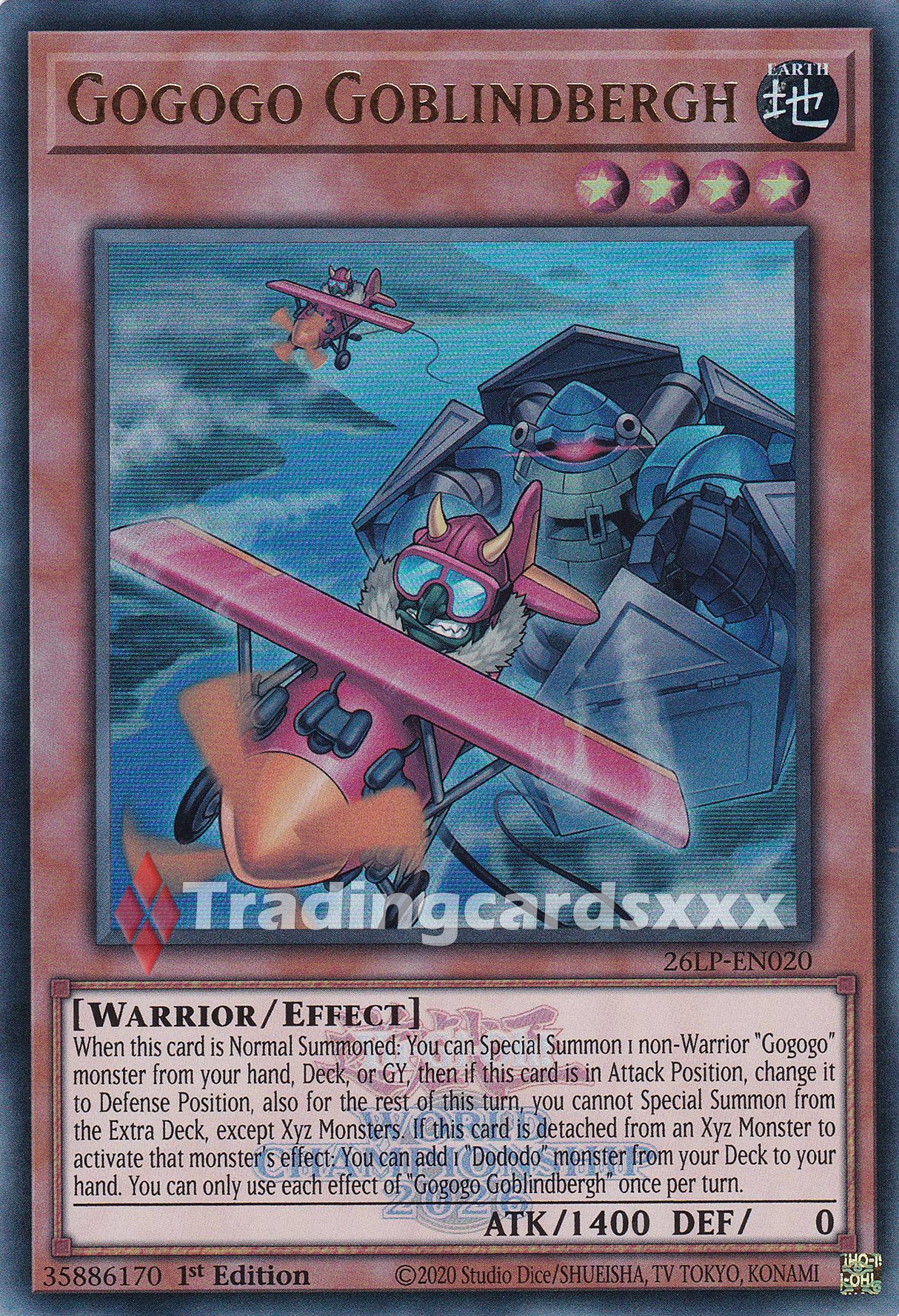 Yu-Gi-Oh! Gogogo Goblindbergh : UR STAMP 26LP-EN020