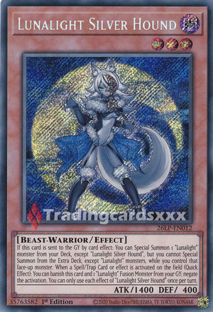 Yu-Gi-Oh! Lunalight Silver Hound : SE 26LP-EN012