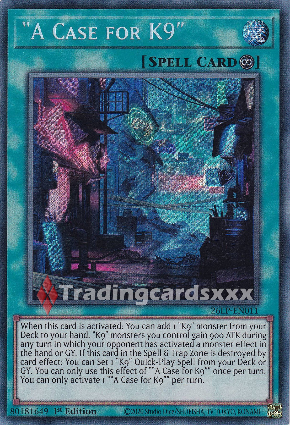 Yu-Gi-Oh! "A Case for K9" : SE 26LP-EN011