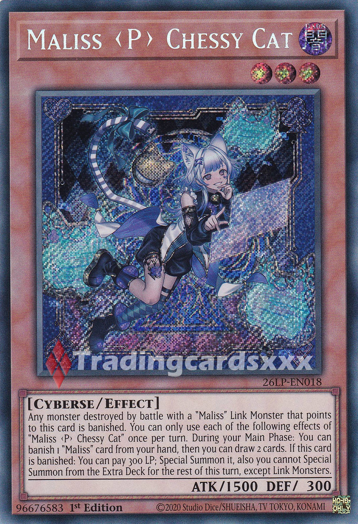 Yu-Gi-Oh! Maliss <P> Chessy Cat : SE 26LP-EN018