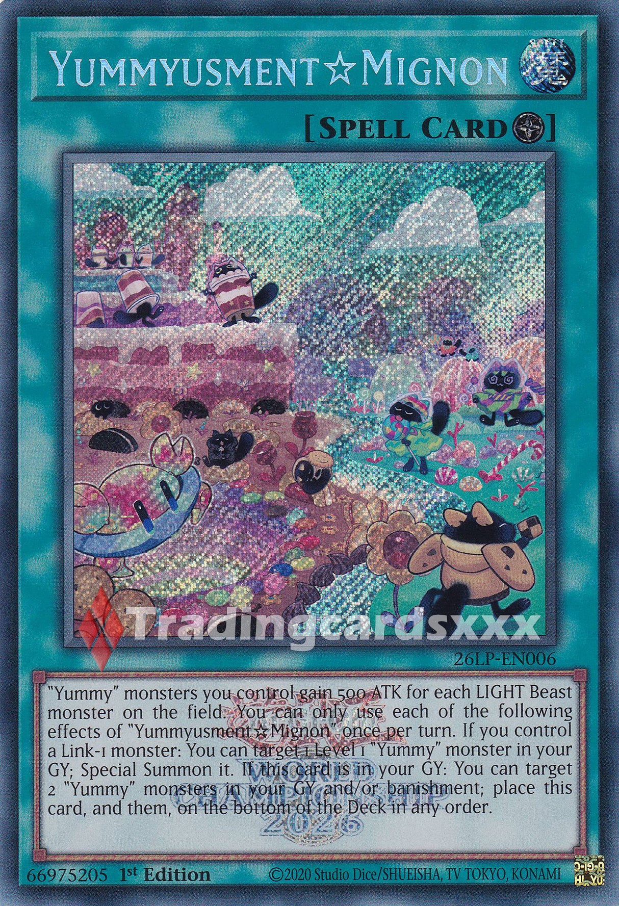 Yu-Gi-Oh! Yummyusment☆Mignon : SE STAMP 26LP-EN006