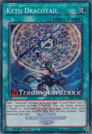 Yu-Gi-Oh! Ketu Dracotail : SE STAMP 26LP-EN004