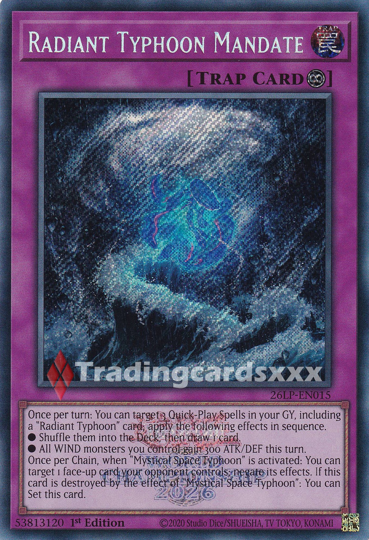 Yu-Gi-Oh! Radiant Typhoon Mandate : SE STAMP 26LP-EN015