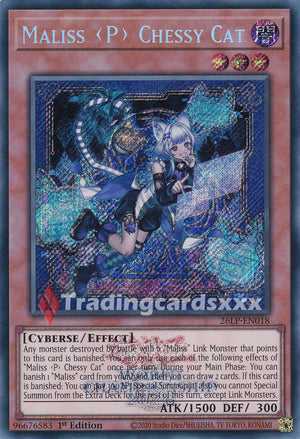 Yu-Gi-Oh! Maliss <P> Chessy Cat : SE STAMP 26LP-EN018