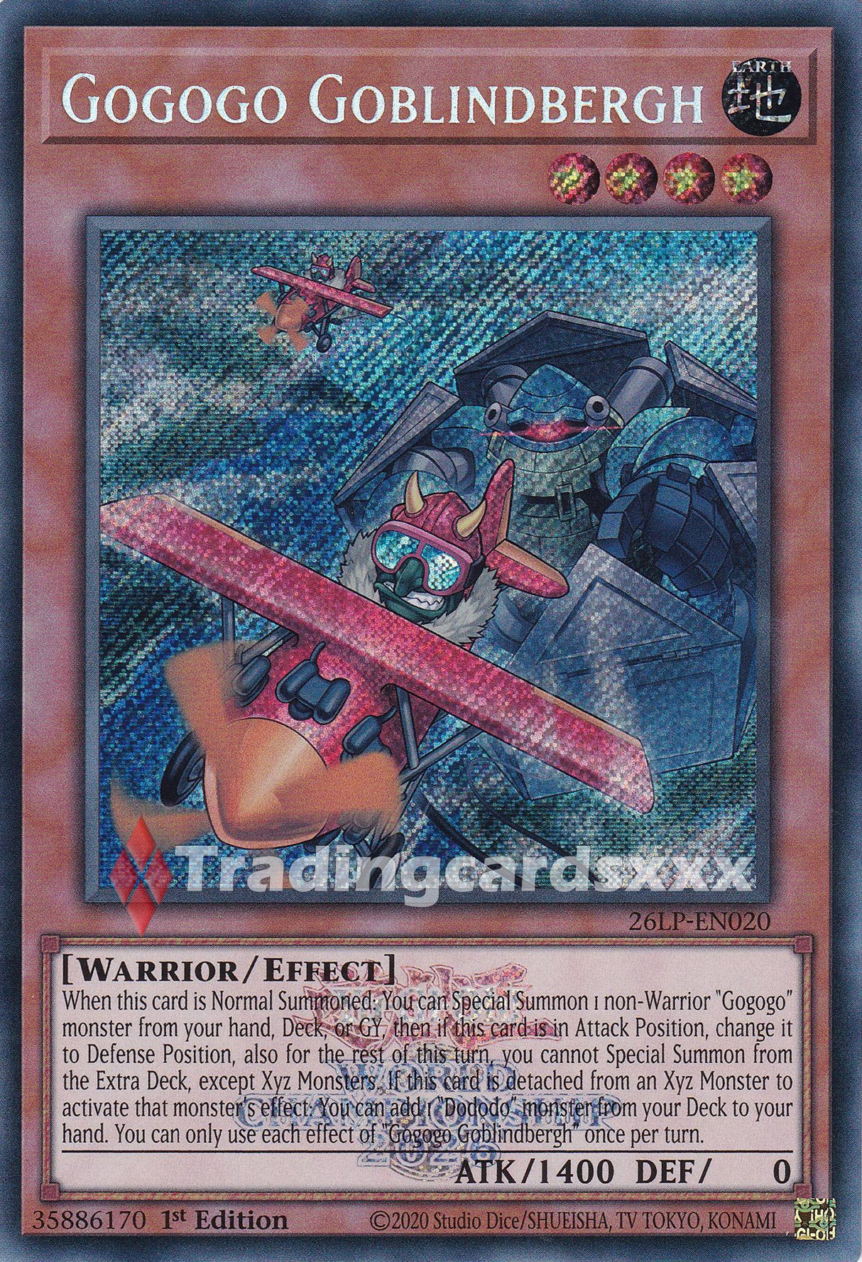 Yu-Gi-Oh! Gogogo Goblindbergh : SE STAMP 26LP-EN020