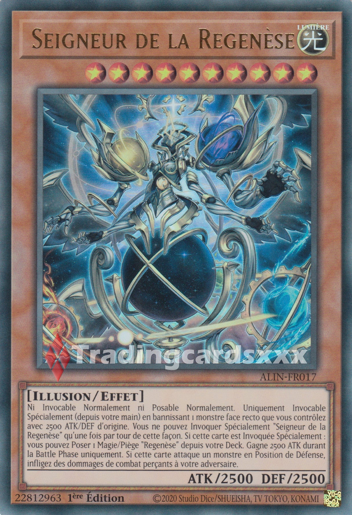 Yu-Gi-Oh! Seigneur de la Regenèse : UR ALIN-FR017