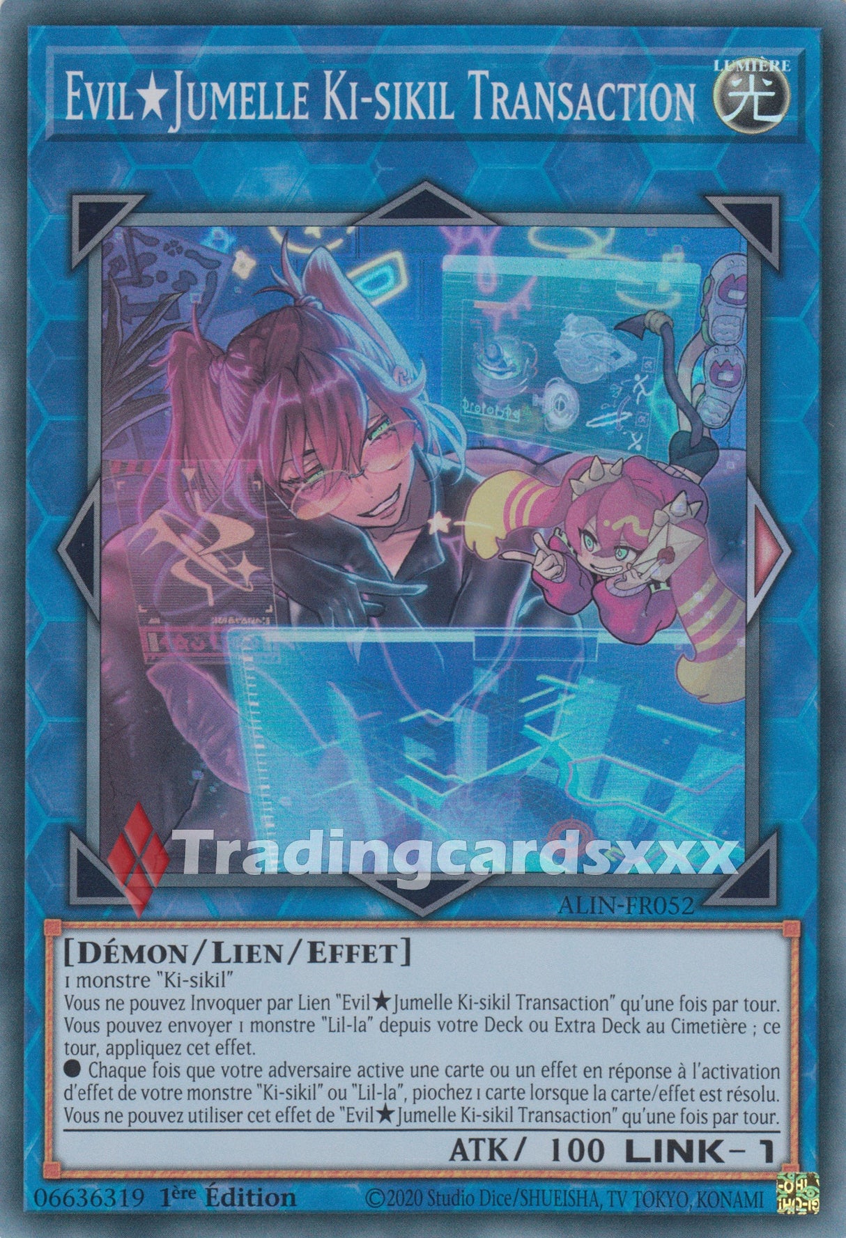 Yu-Gi-Oh! Evil★Jumelle Ki-sikil Transaction : SR ALIN-FR052