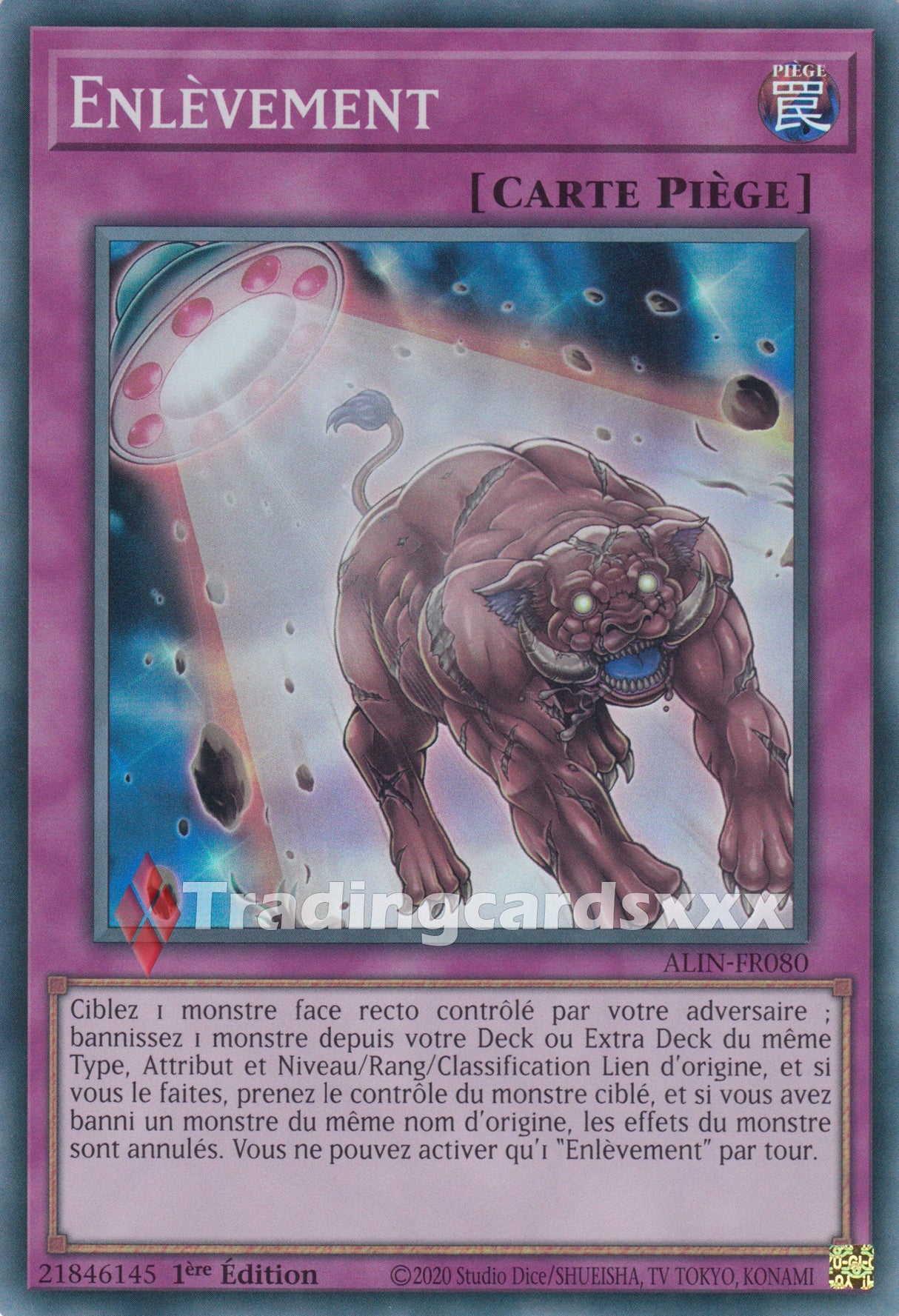 Yu-Gi-Oh! Enlèvement : SR ALIN-FR080