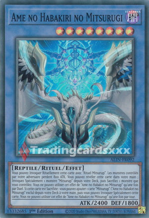 Yu-Gi-Oh! Ame no Habakiri no Mitsurugi : SR ALIN-FR092