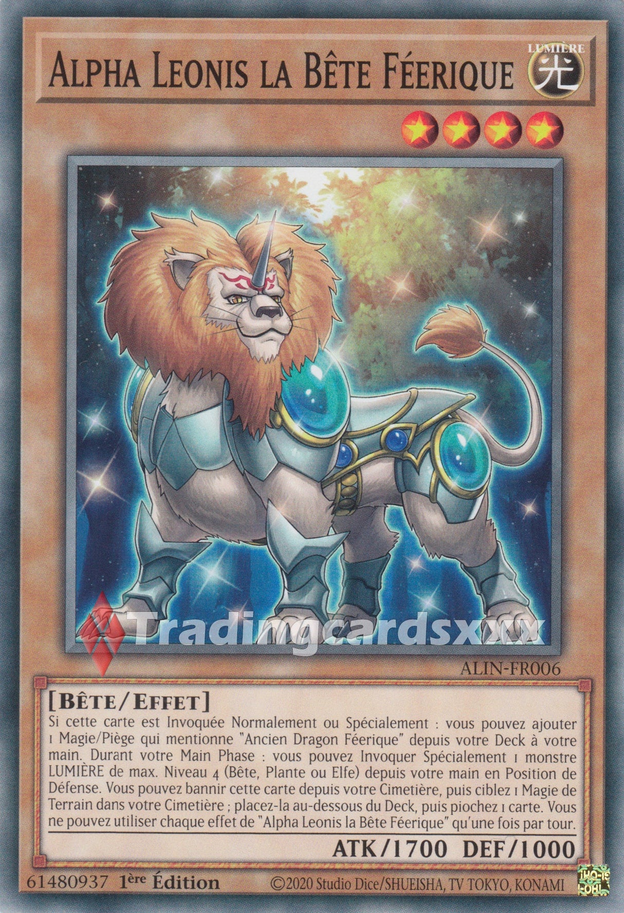 Yu-Gi-Oh! Alpha Leonis la Bête Féerique : C ALIN-FR006