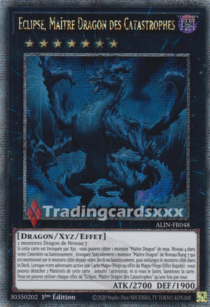 Yu-Gi-Oh! Eclipse, Maître Dragon des Catastrophes : QCSE ALIN-FR048