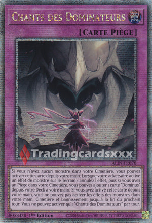 Yu-Gi-Oh! Chants des Dominateurs : QCSE ALIN-FR078