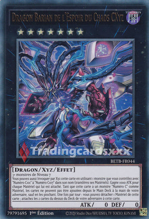 Yu-Gi-Oh! Dragon Barian de l'Espoir du Chaos CXyz : UR BETB-FR044