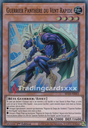 Yu-Gi-Oh! Guerrier Panthère du Vent Rapide : SR BETB-FR001