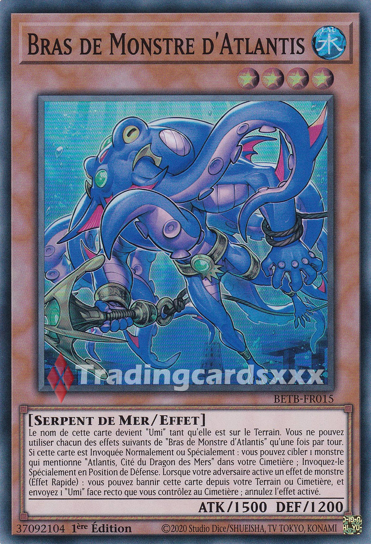 Yu-Gi-Oh! Bras de Monstre d'Atlantis : SR BETB-FR015