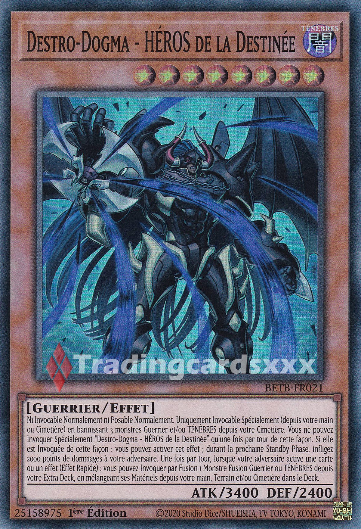 Yu-Gi-Oh! Destro-Dogma - HÉROS de la Destinée : SR BETB-FR021