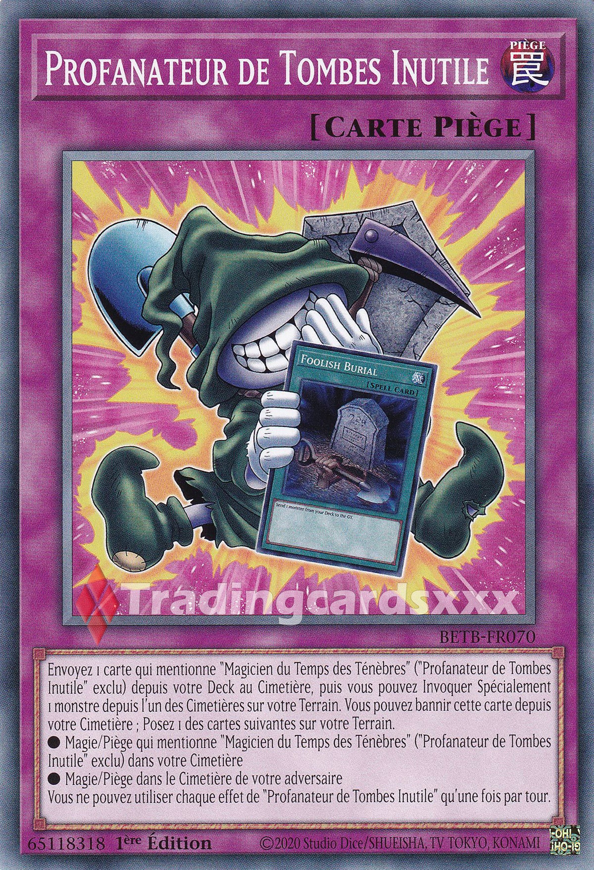 Yu-Gi-Oh! Profanateur de Tombes Inutile : C BETB-FR070