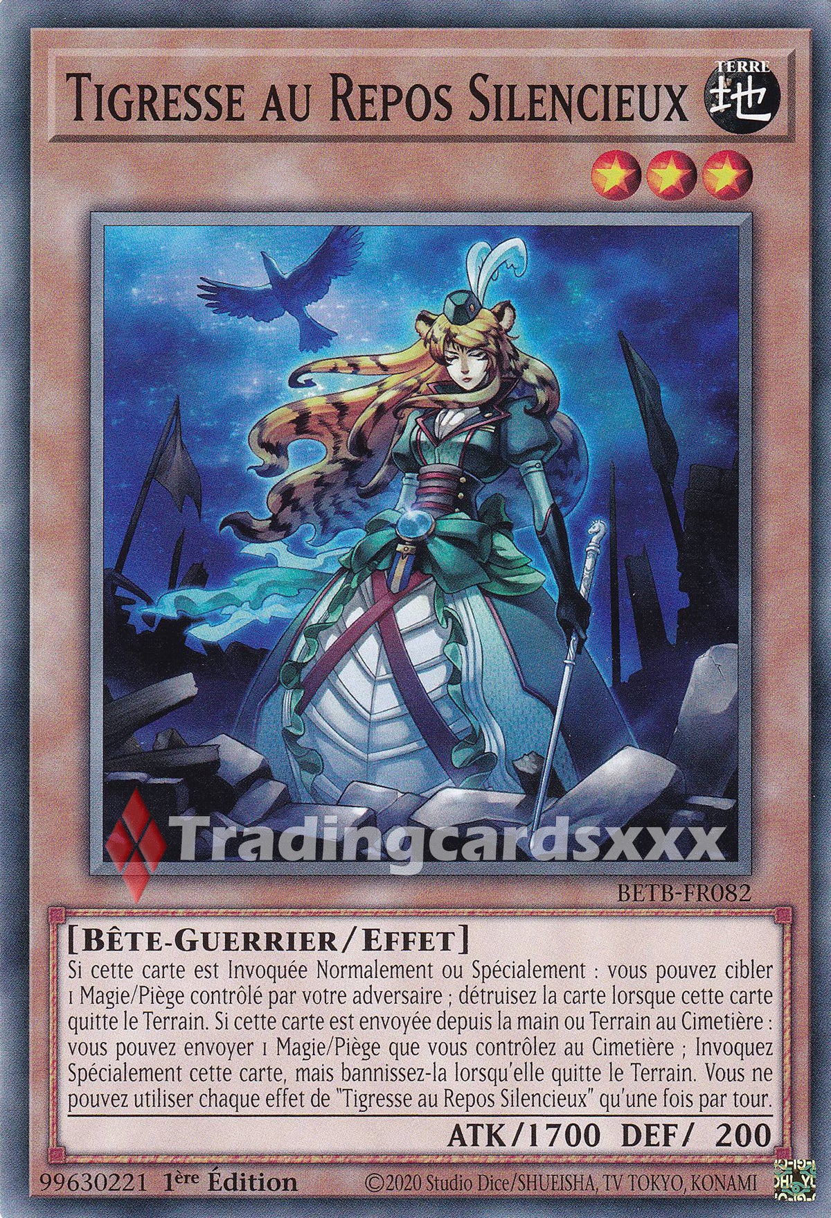 Yu-Gi-Oh! Tigresse au Repos Silencieux : C BETB-FR082